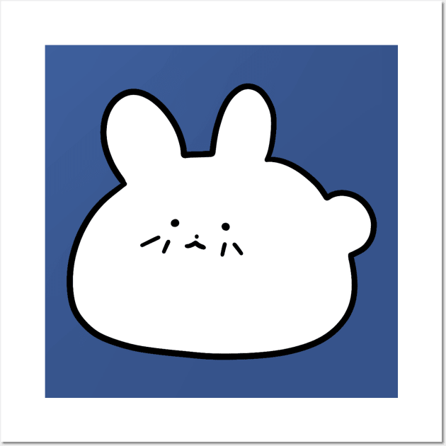 Bunny Blob Wall Art by saradaboru